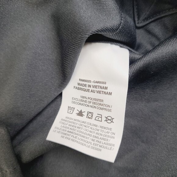 Nike Men's Black Court Challenge NYC Short Sleeve Tennis Button-Up Shirt Size M - Picture 6 of 7